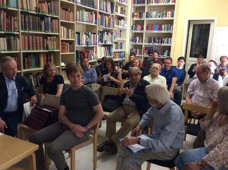 Seminarists at the Finnish Institute, Athens